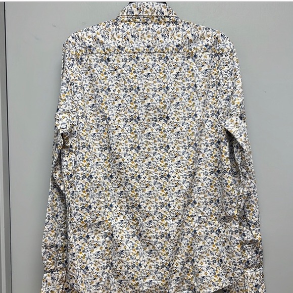 Denim & Flower Ricky Singh Men’s Floral Print Long Sleeve Button Down Shirt - Picture 3 of 6